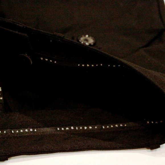 ROBERT RODRIGUEZ Black Pocket STRAIGHT LEG Pants - Picture 2 of 3